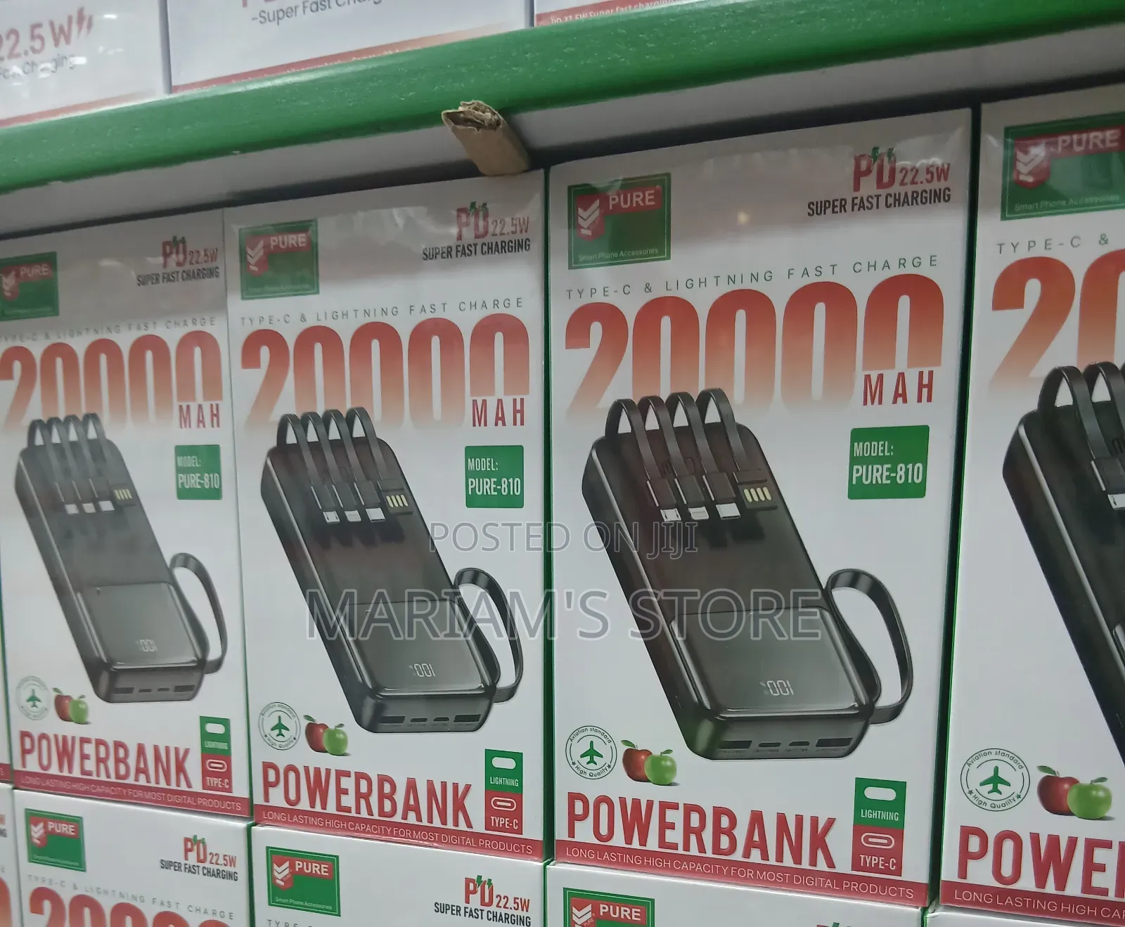 Pure 20000mAh PD 22.5W Fast Charging Power Bank