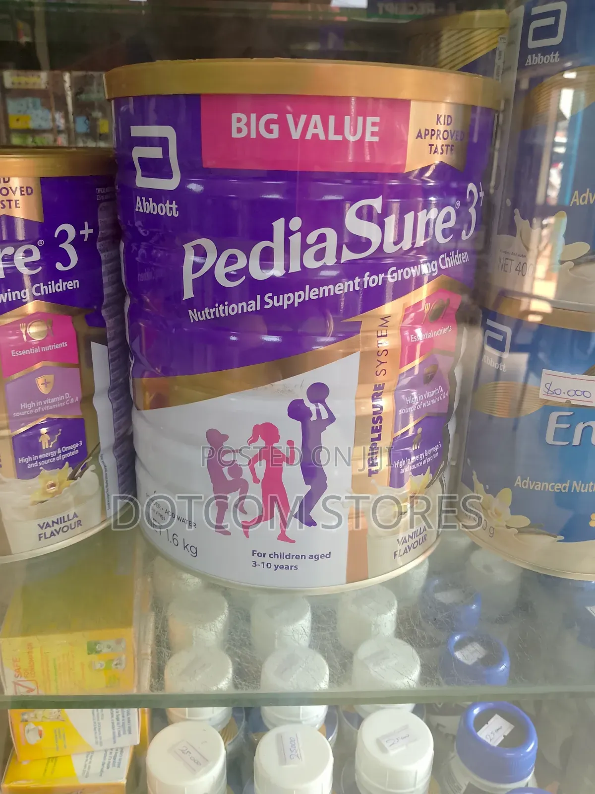 PediaSure 3+ Vanilla Nutritional Supplement (1.6 Kg / Big Value)