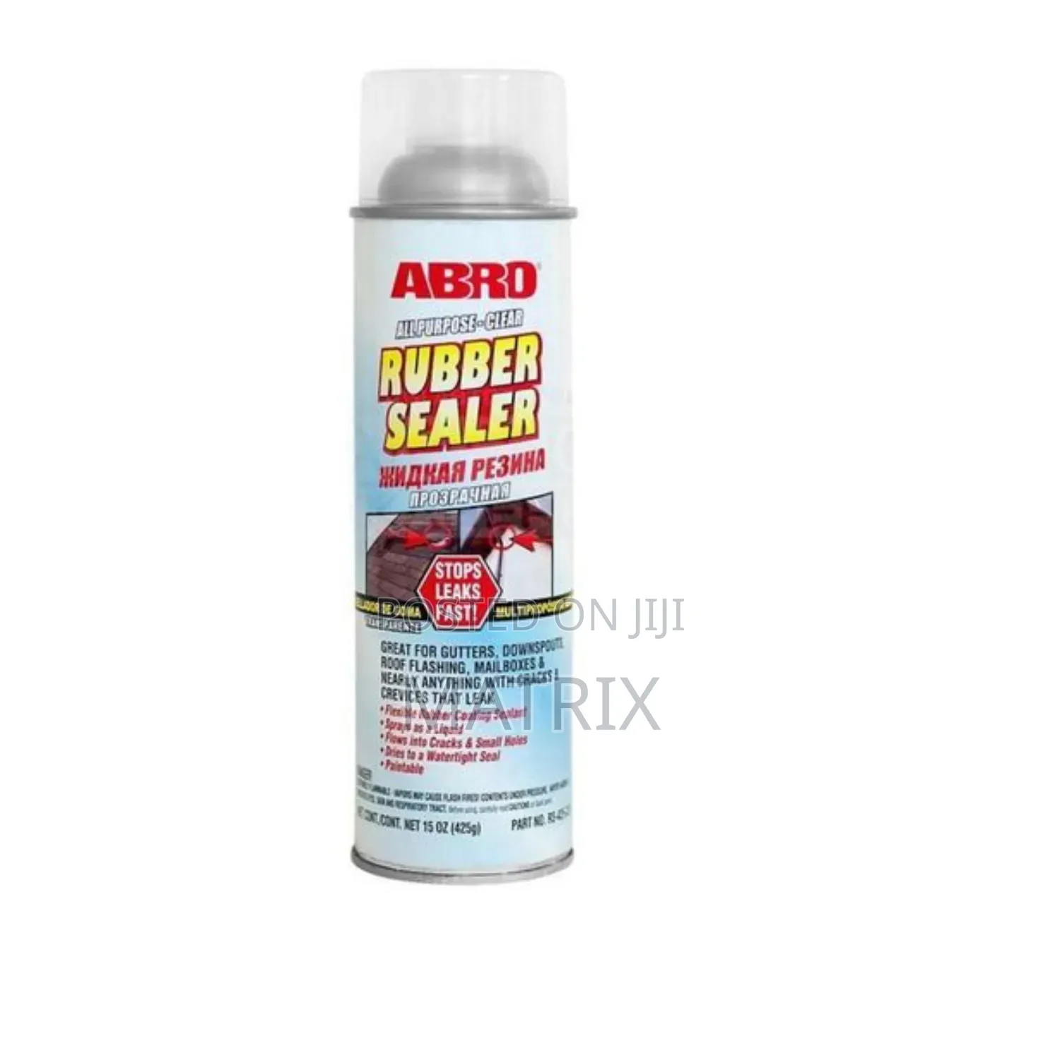 ABRO Rubber Sealer Spray Designed for Sealing Leaks and Cracks