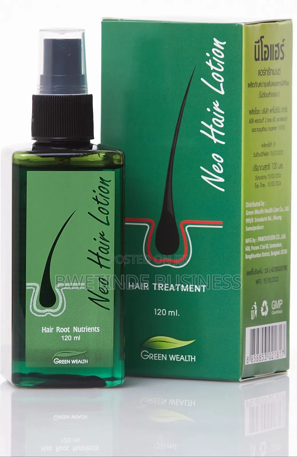 Neo Hair Lotion Original From Green Wealth Thailand – 120ml