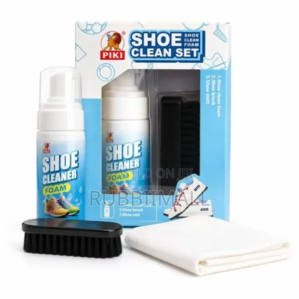 PIKI Shoe Cleaning Set (3-in-1 Sneaker and Footwear Cleaning Kit.)