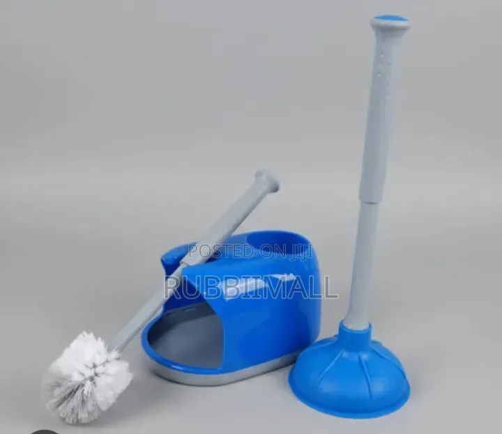 Kleaner Toilet Brush & Plunger Set.