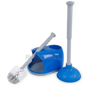 Kleaner Toilet Brush & Plunger Set.
