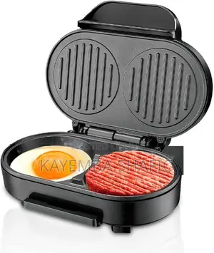 Brand New RAF 1000W Electric Hamburger Maker & Sandwich Grill R.253