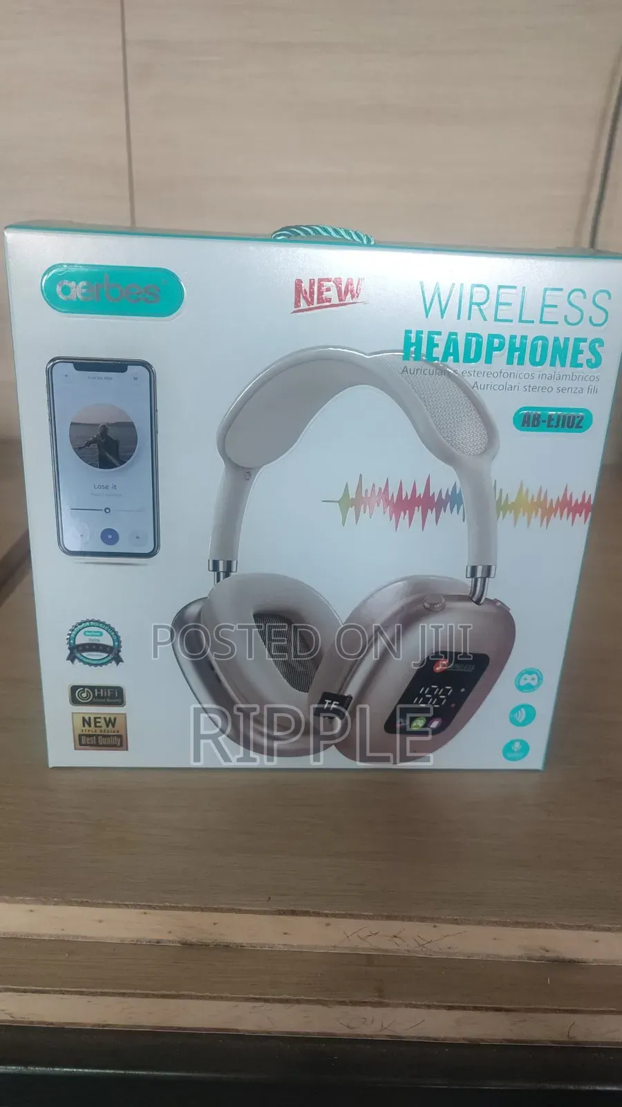 Wireless Bluetooth Headphones – HiFi Stereo & LED Display
Description: