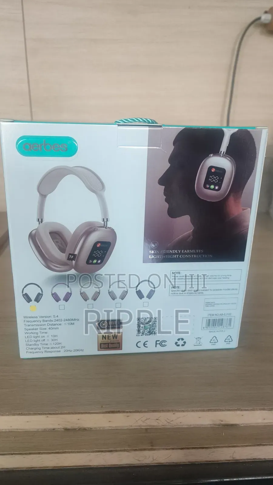 Wireless Bluetooth Headphones – HiFi Stereo & LED Display
Description: