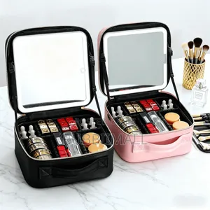 Rechargeable LED Makeup Bag With Mirror