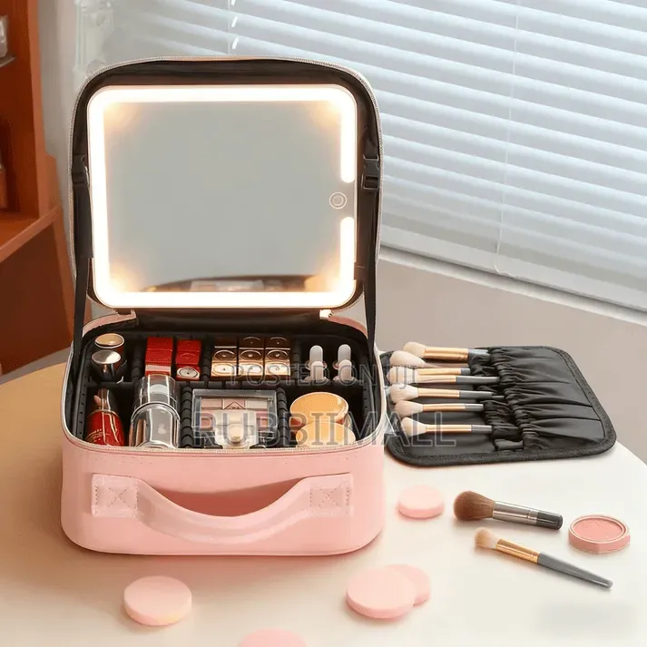 Rechargeable LED Makeup Bag With Mirror