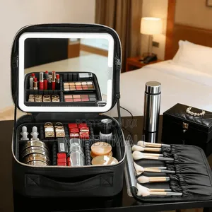 Rechargeable LED Makeup Bag With Mirror