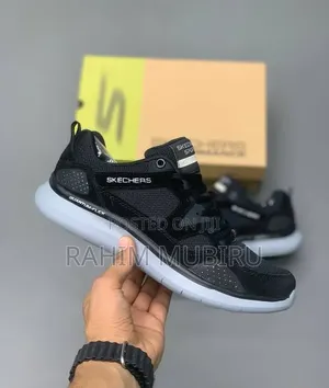 Original Skecher Quantum Frex Relaxed Fit Black Lifestyle Sneakers