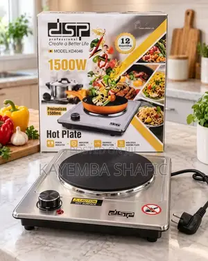DSP KD4046 Single Burner Electric Hot Plate Cooker - 1500W