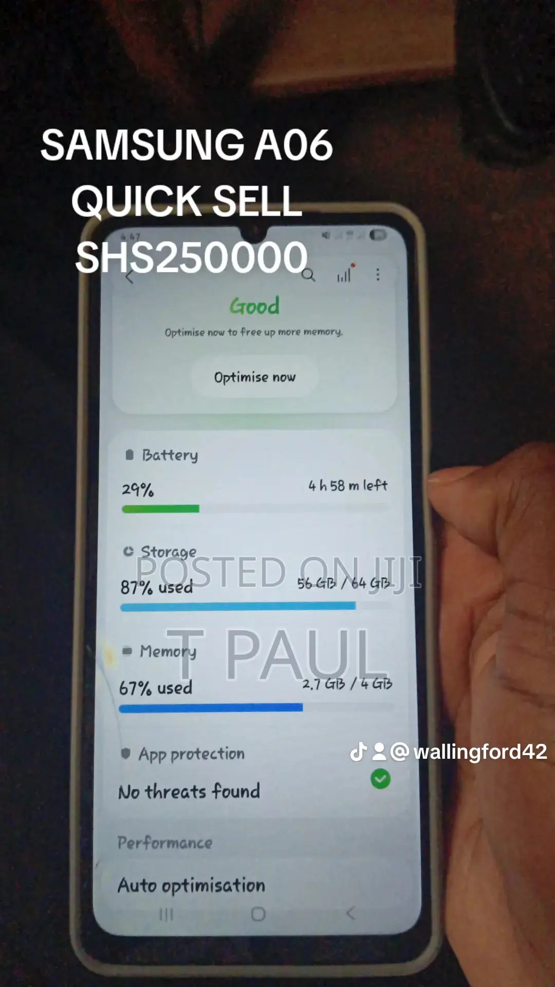 Samsung Galaxy A06 64 GB Black