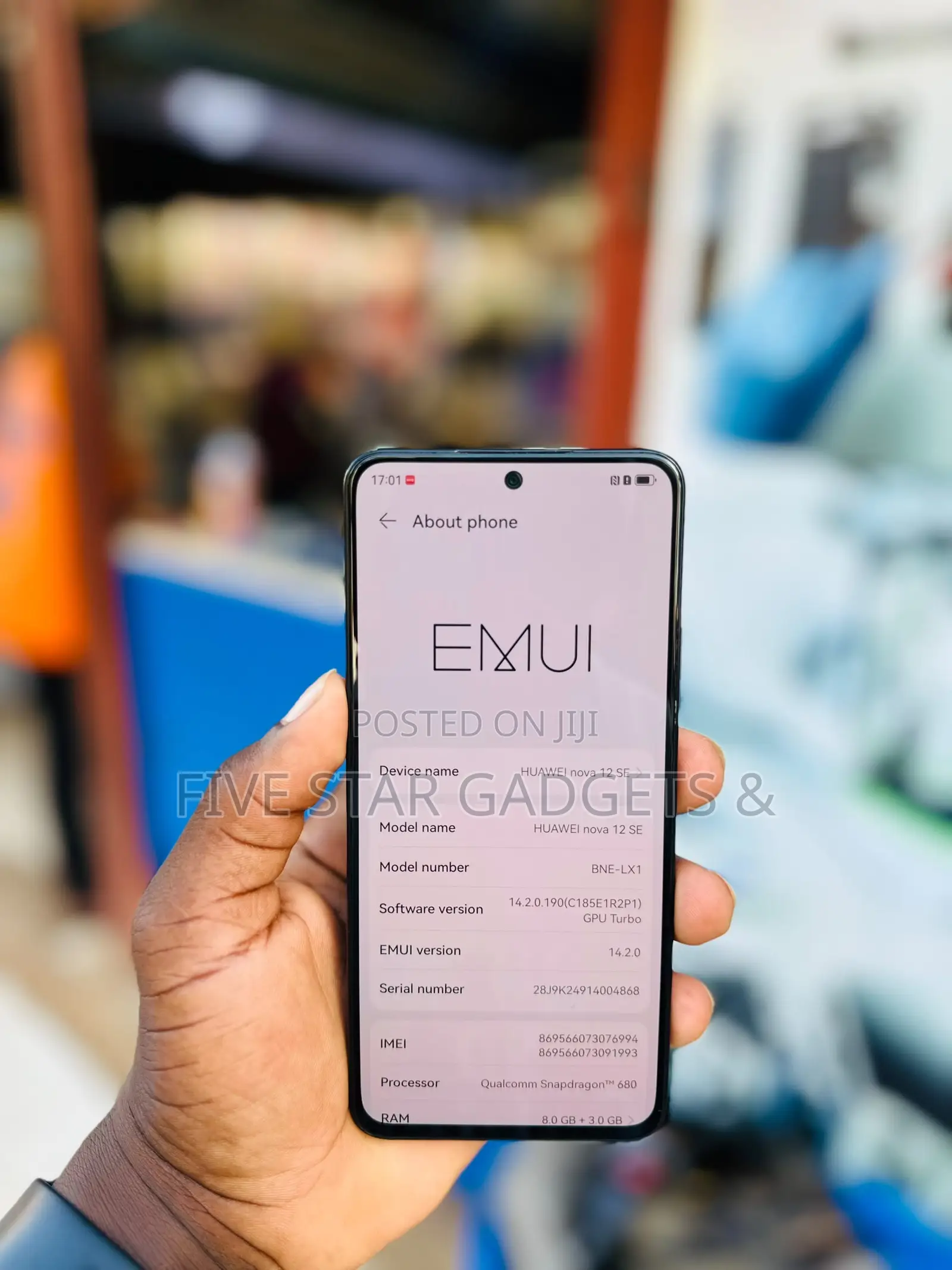 Huawei nova 12 SE 256 GB Black
