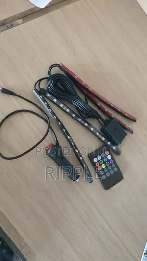 LED RGB Car Interior Atmosphere Lights With Remote