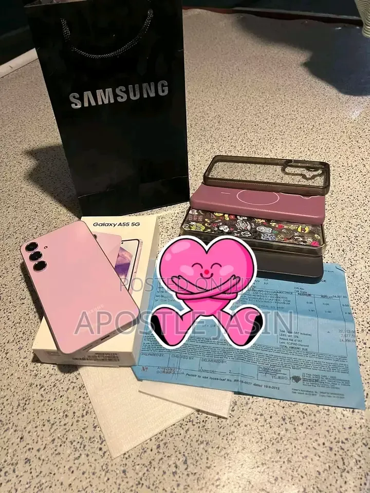 New Samsung Galaxy A55 256 GB Pink