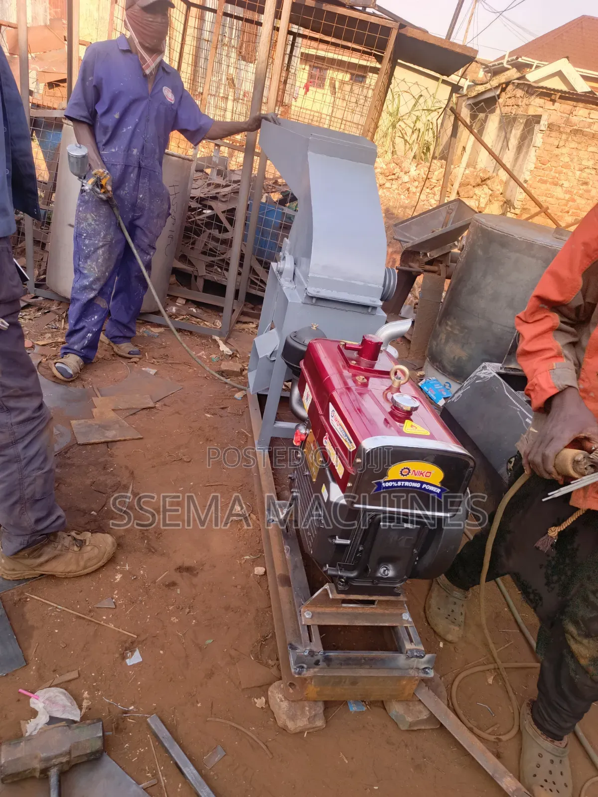 Heavy Duty Maize Broken Machine for Feeds With Diesel Engine