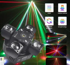 4 Head Moving Beam Stage Light