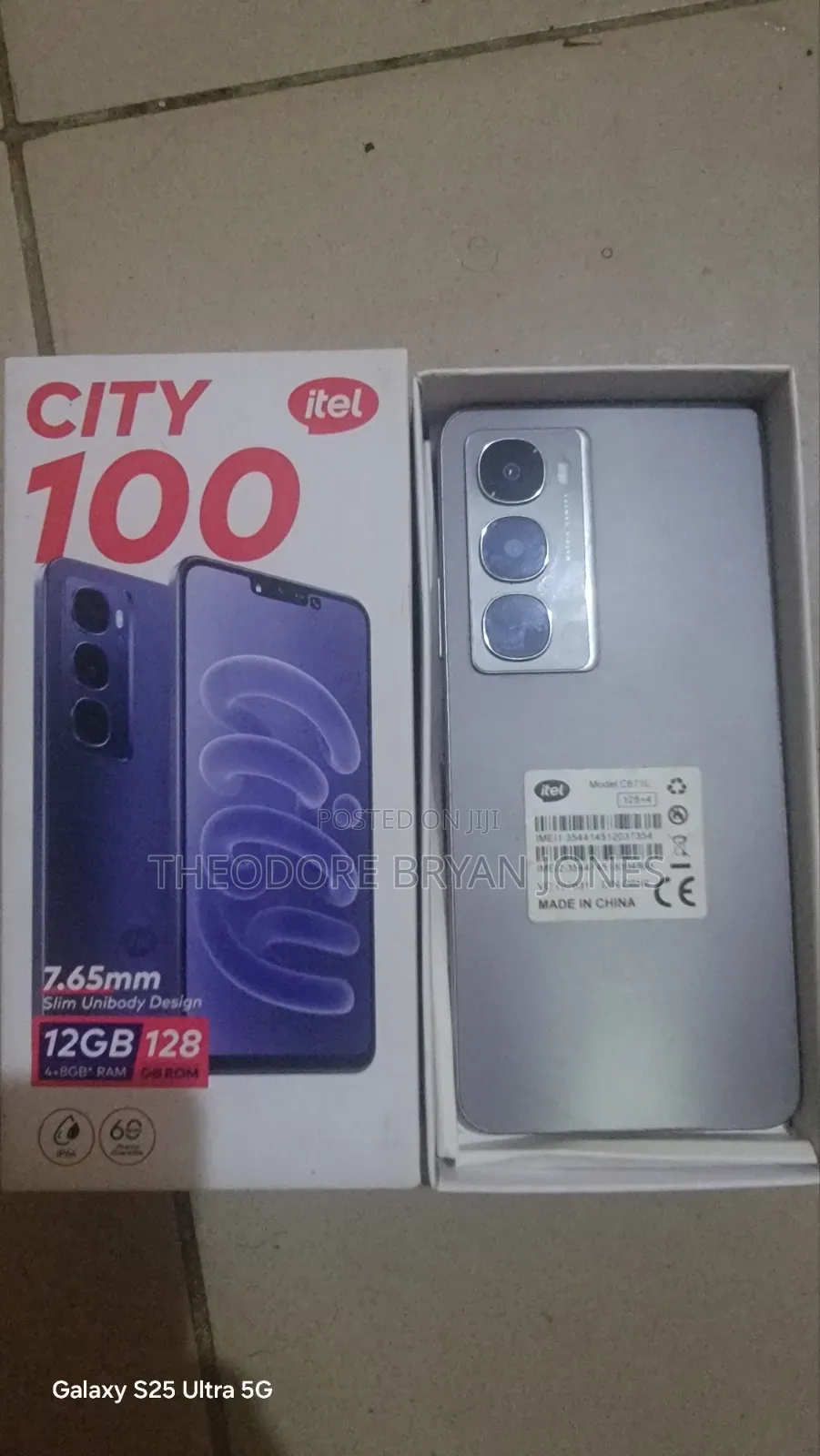 New Itel City 100 128 GB Silver