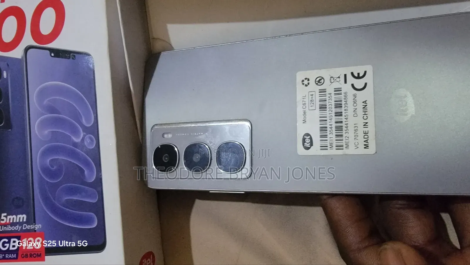 New Itel City 100 128 GB Silver
