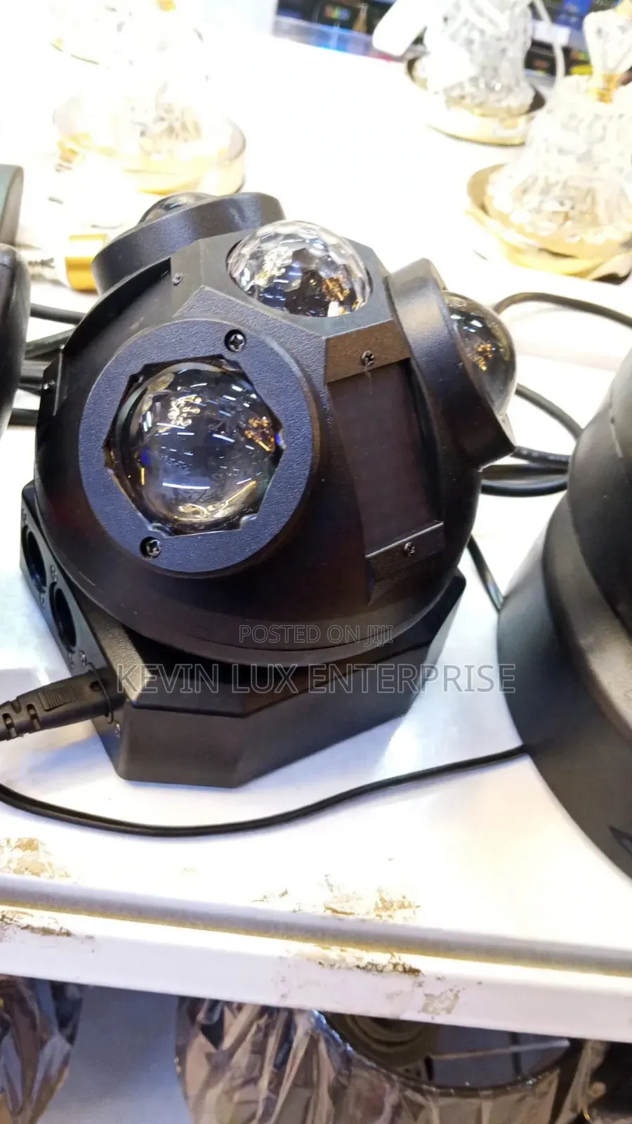 3 Lense + Disco Ball Stage Moving Light
