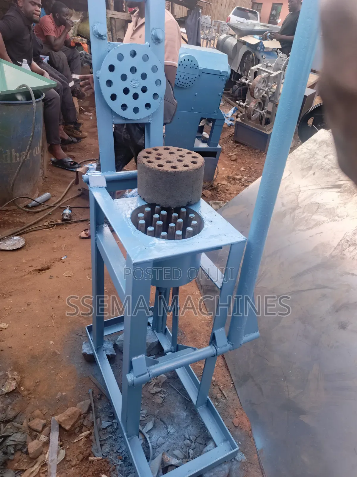 Manual Honeycomb Briquette Making Machine for Bio-Charcoal Business