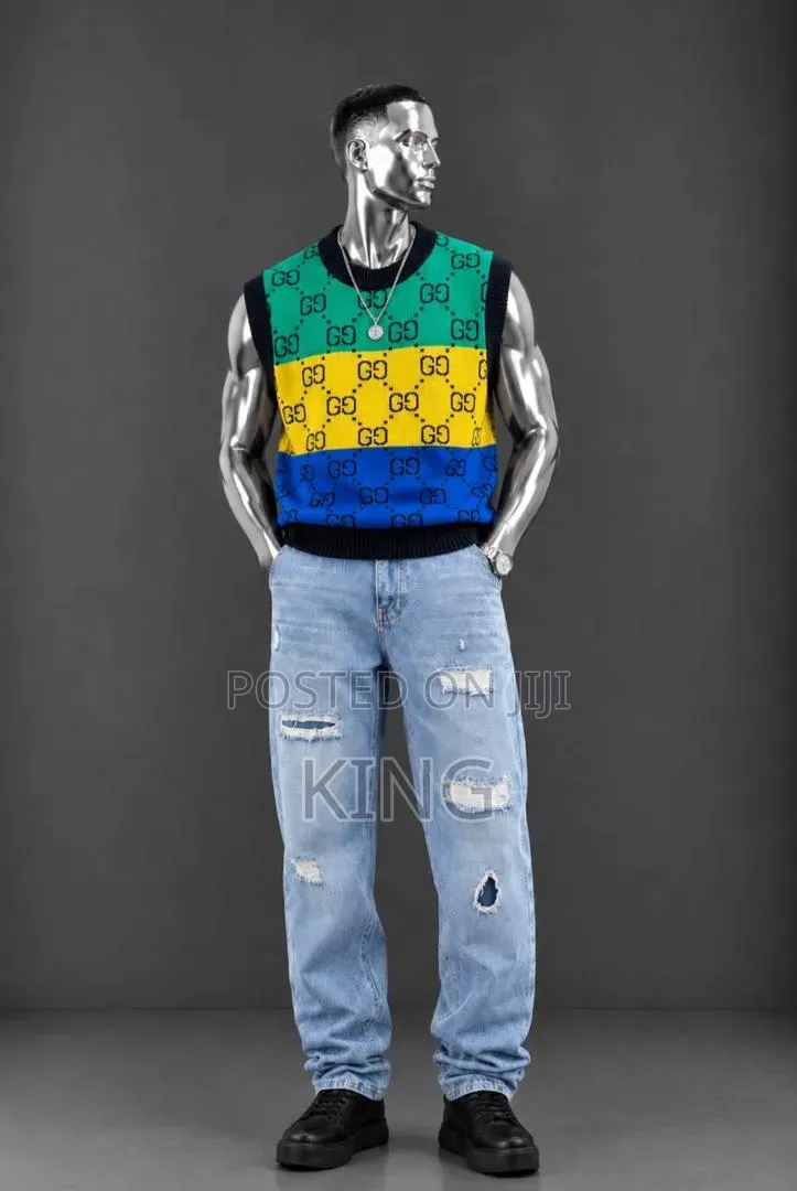 Soft Wool Sleeveless Knit Vest