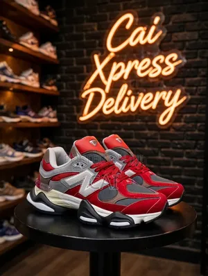 New Balance 9060 Sneakers. Grey, Red