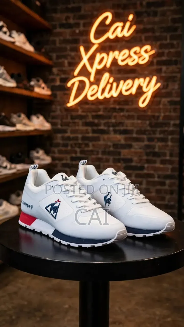 White Le Coq Sportif Lifestyle Sneakers