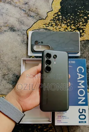 New Tecno Camon 50 Pro 256 GB Black