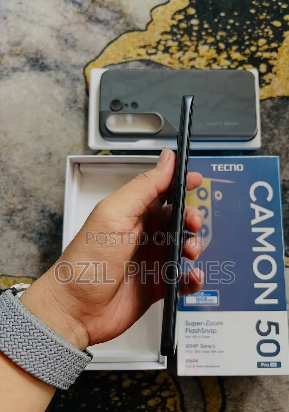 New Tecno Camon 50 Pro 256 GB Black