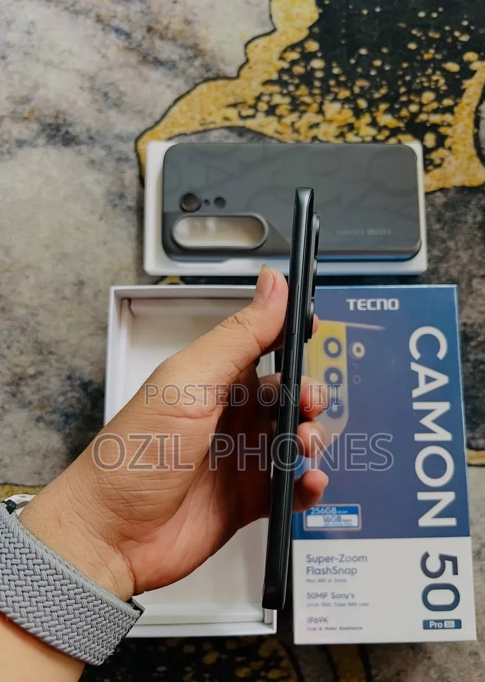 New Tecno Camon 50 Pro 256 GB Black