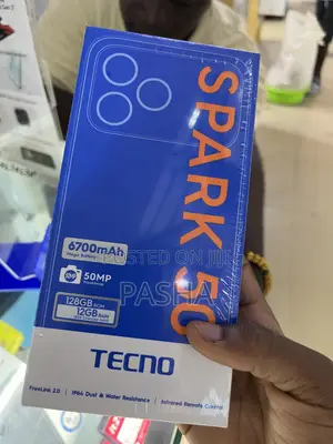 New Tecno Spark 50 128 GB White