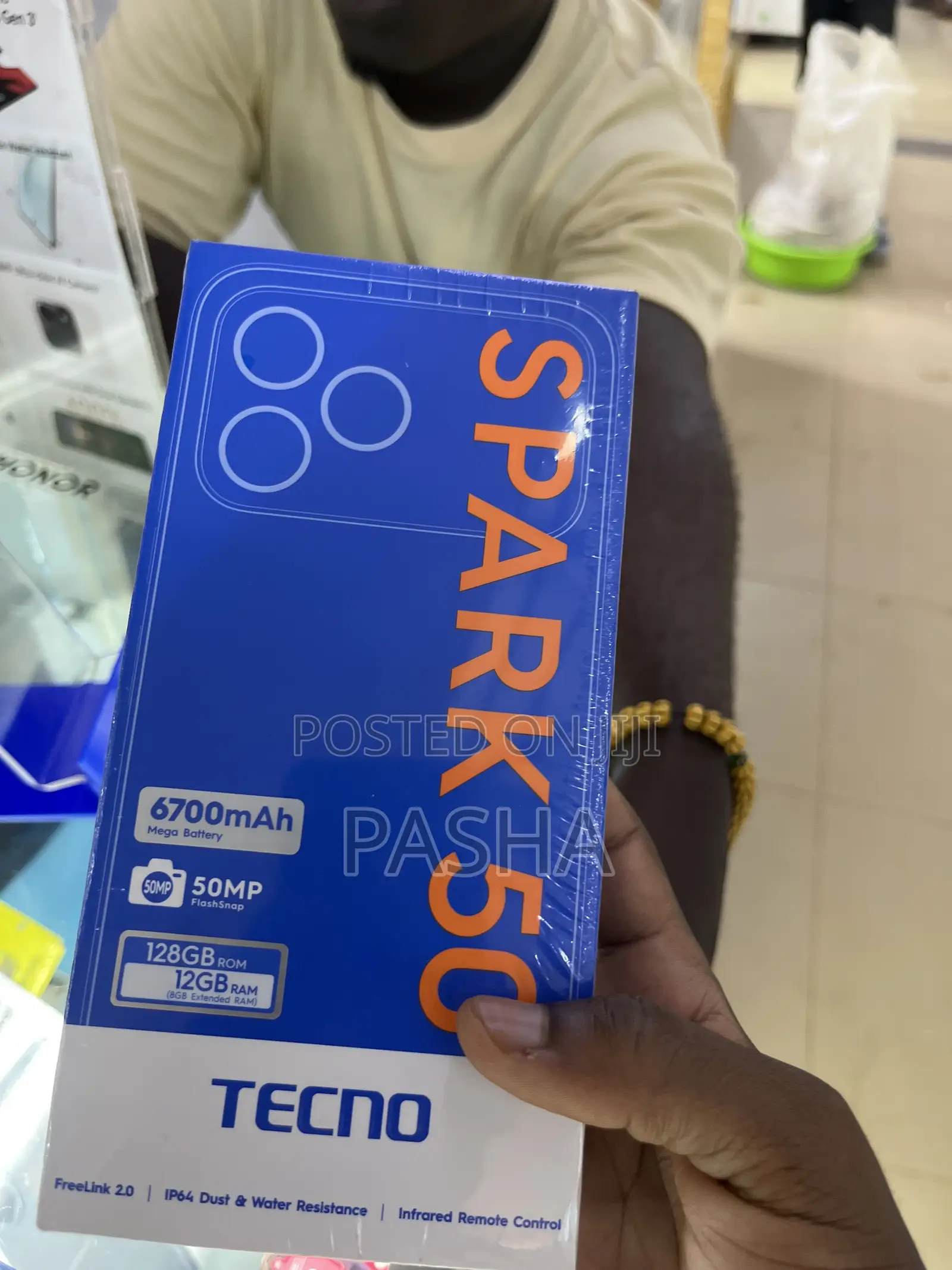 New Tecno Spark 50 128 GB White
