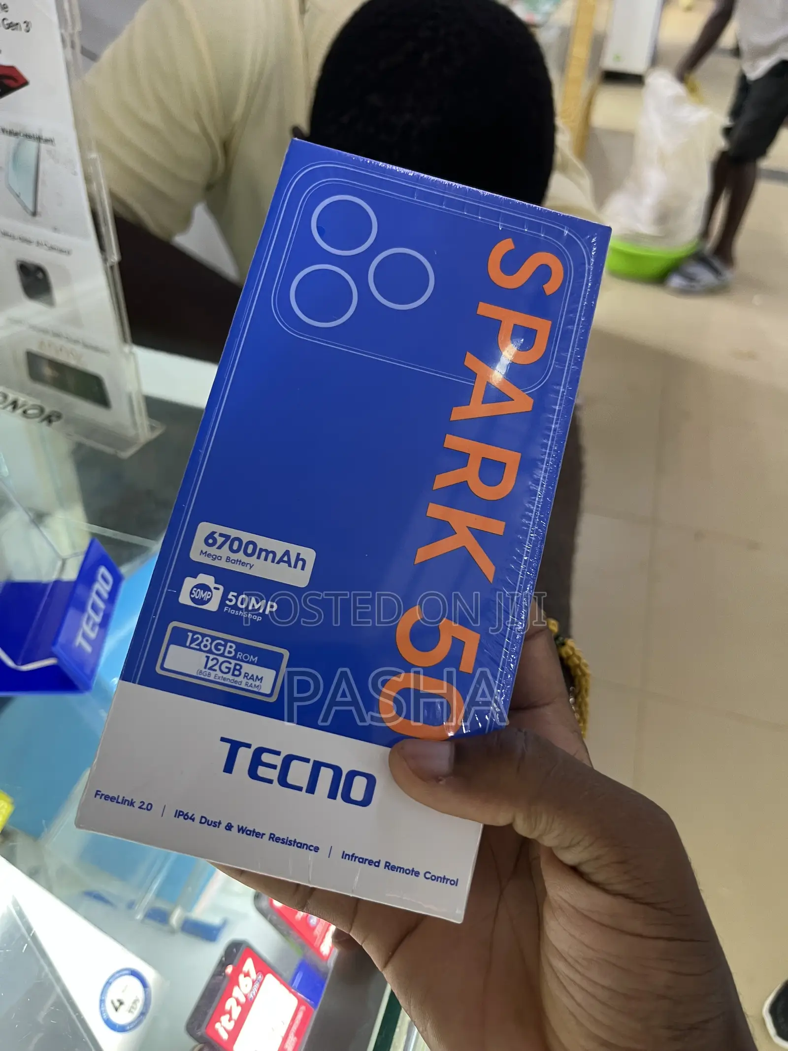New Tecno Spark 50 128 GB White