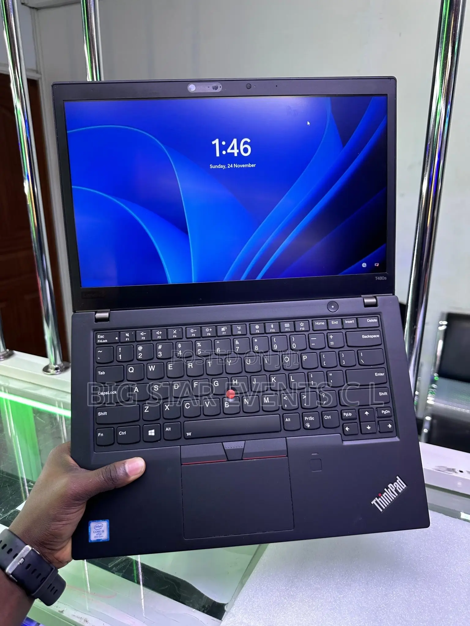 Laptop Lenovo ThinkPad T480s 8GB Intel Core i7 SSD 256GB