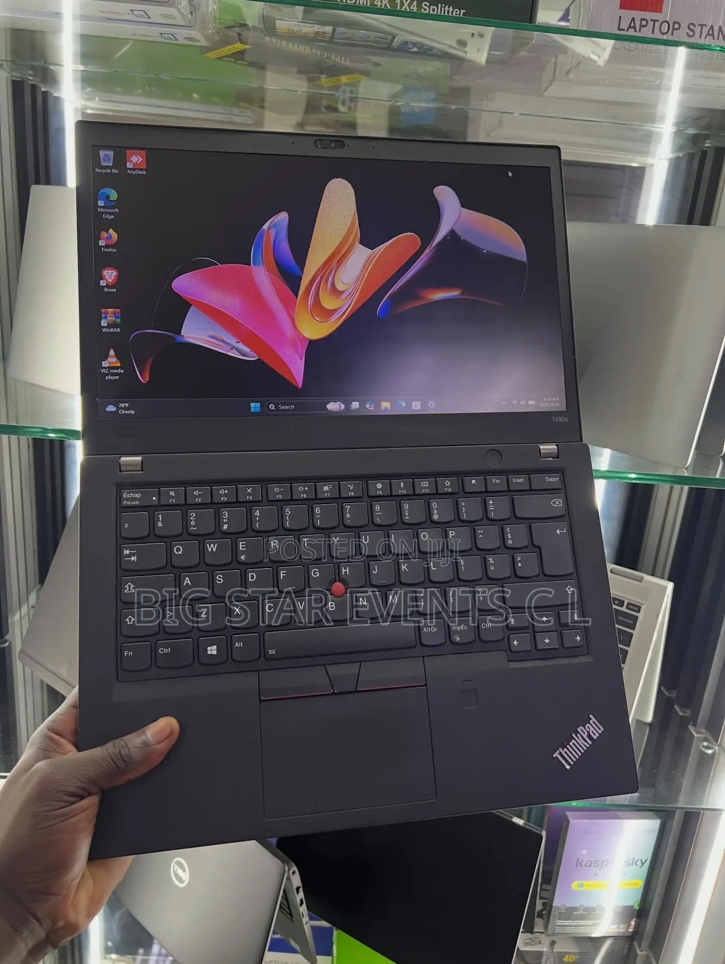 Laptop Lenovo ThinkPad T490s 16GB Intel Core i7 SSD 256GB