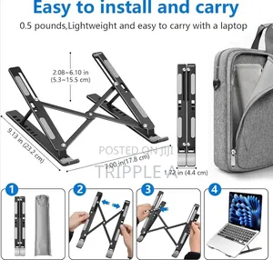 Foldable Laptop Stand Riser