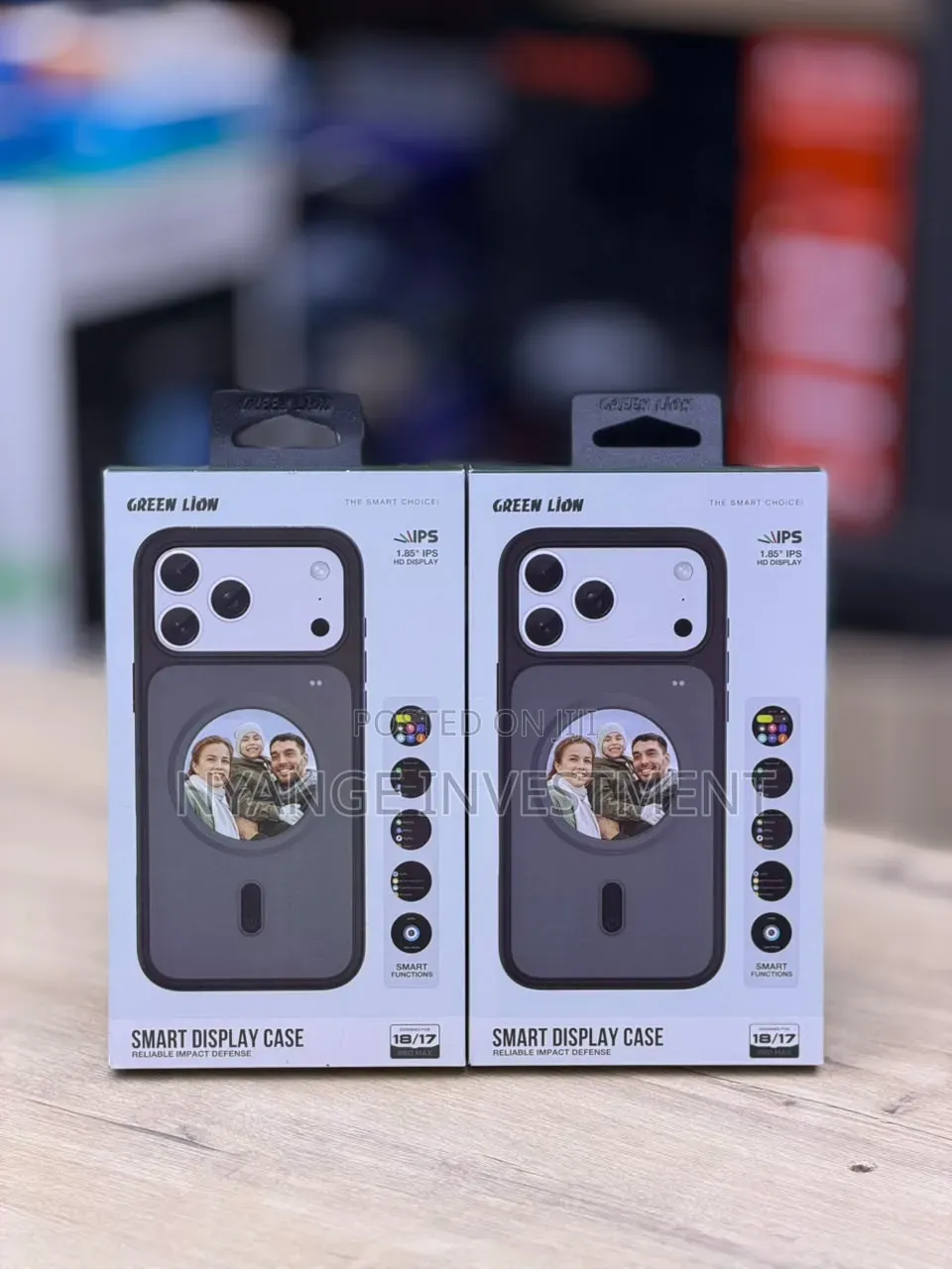 Green Lion Smart Display Case With for iPhone 18/17 Pro Max