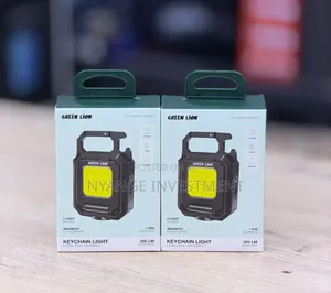 Green Lion Foldable Keychain Light,Mini Rechargeable Torch