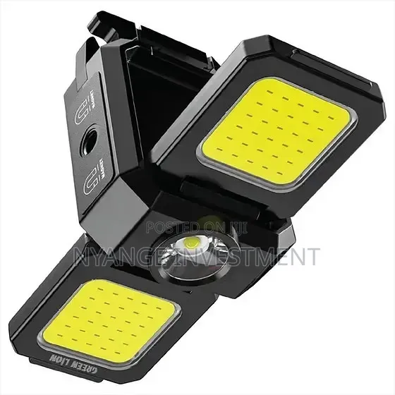 Green Lion Foldable Keychain Light,Mini Rechargeable Torch