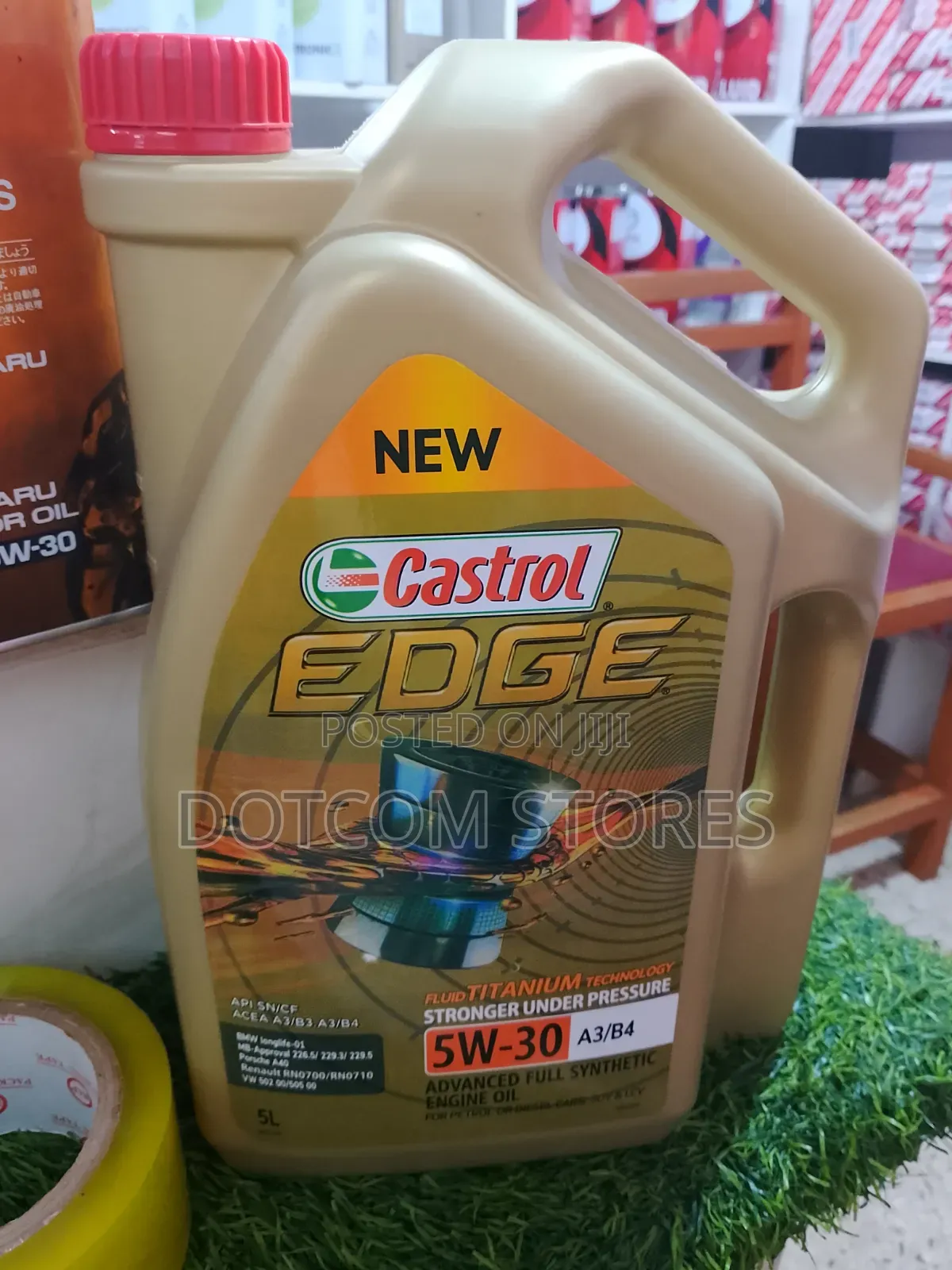 5L Castrol EDGE 5w-30 A3/B4 Advanced Full Synthetic Engine Oil.