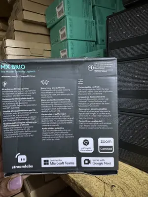 Logitech MX Brio Ultra HD 4K Collaboration and Streaming Webcam