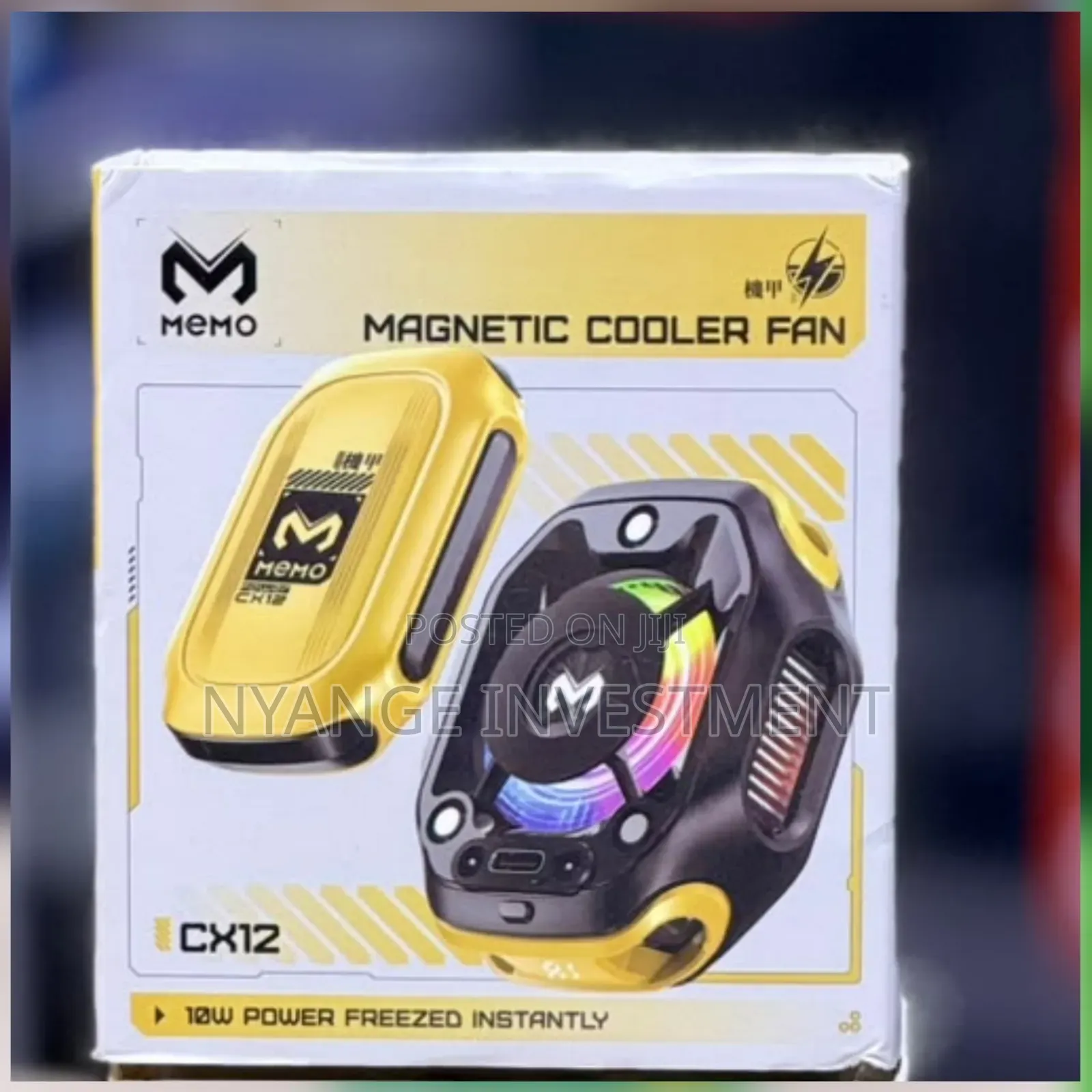 Memo CX12 Mobile Phone Cooler, Magnetic Semiconductor Ice Cooling