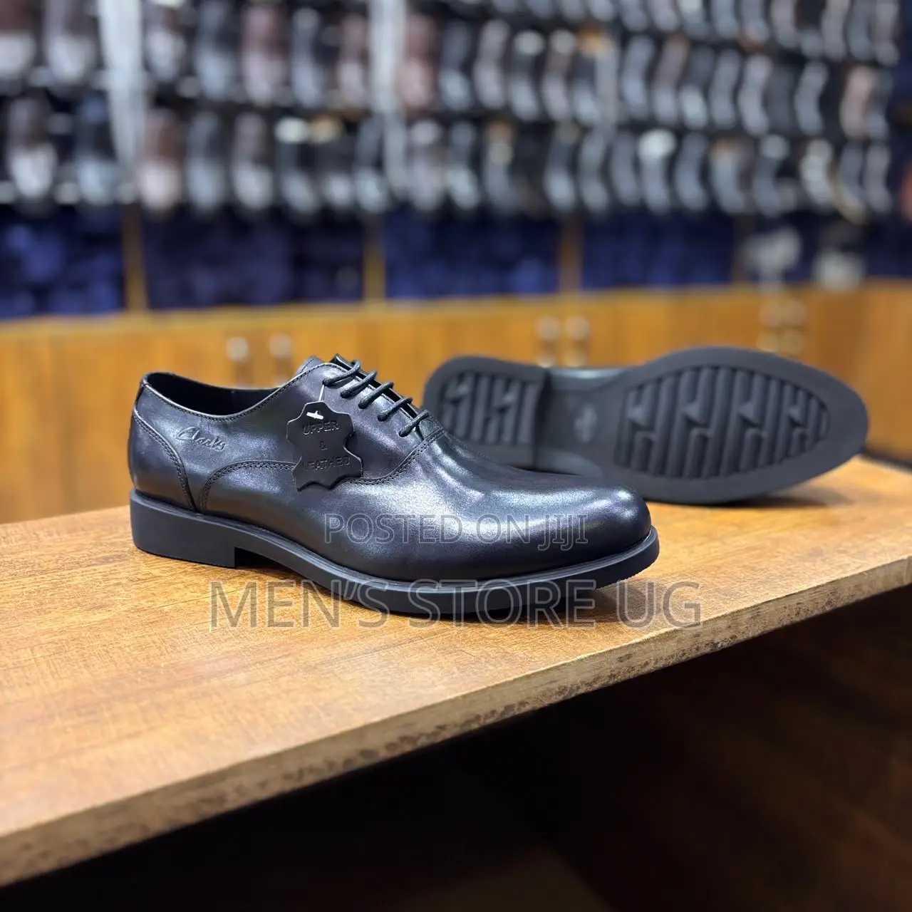 Clarks Genuine Leather Rubber Sole Gentle Plain Loafers