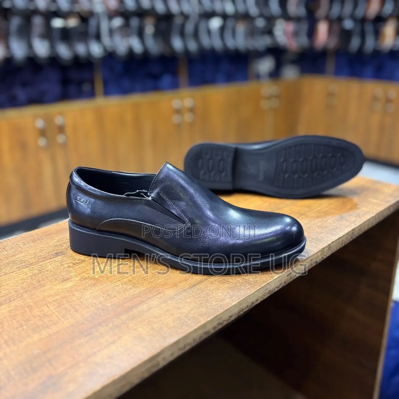 Clarks Genuine Leather Rubber Sole Plain Gentle Office Men’s Loafers