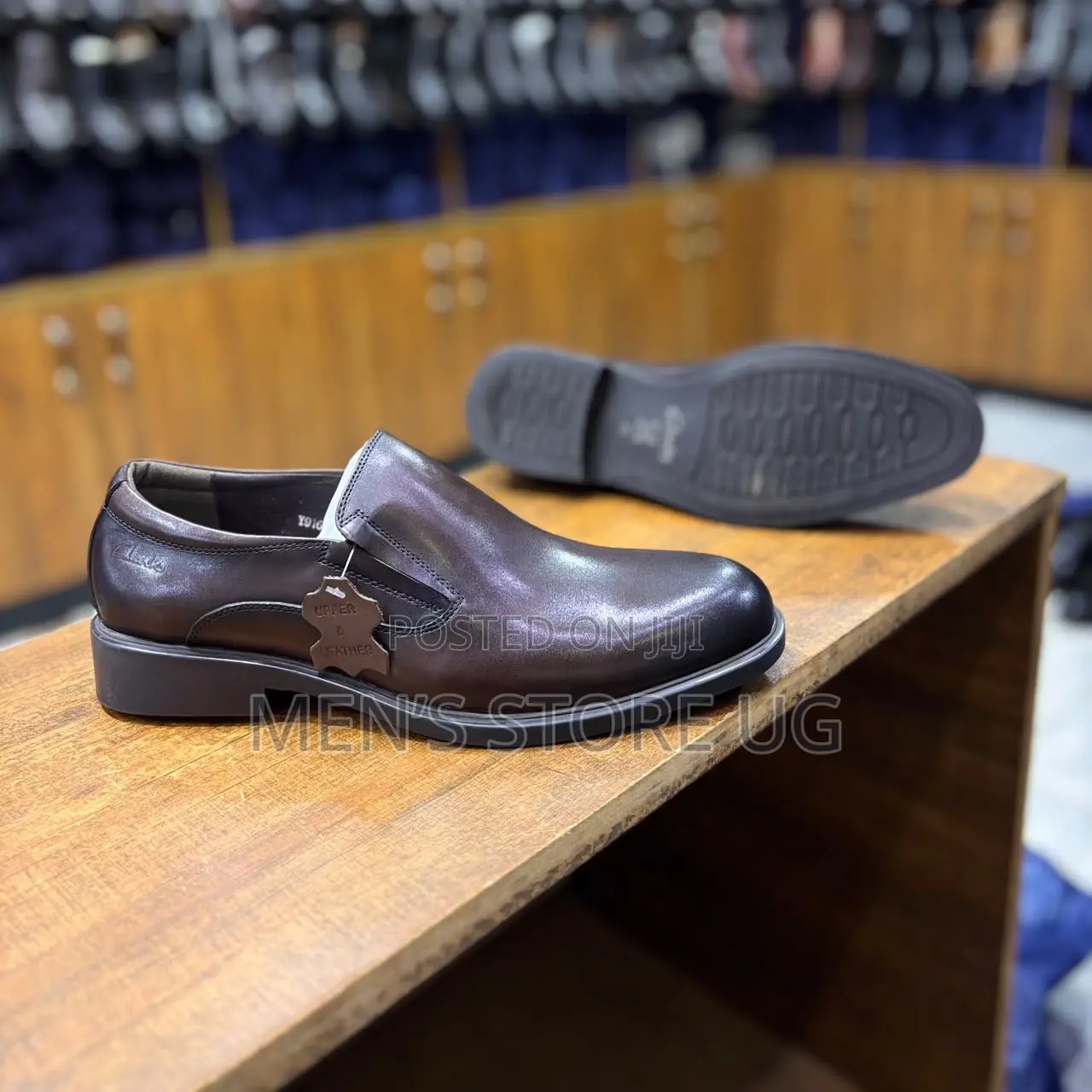 Clarks Genuine Leather Rubber Sole Plain Gentle Office Men’s Loafers