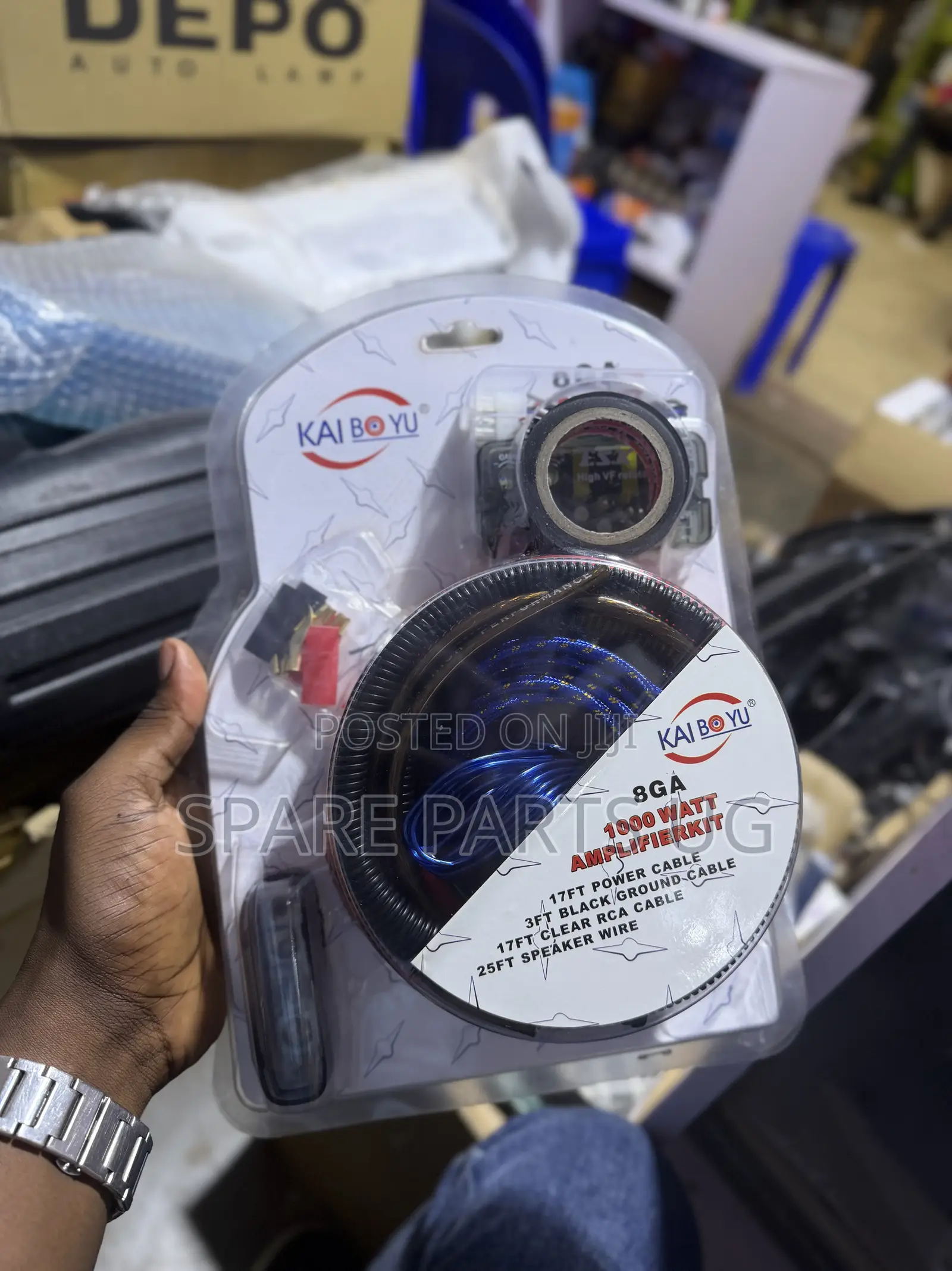 KAI BOYU 8GA 1000-Watt Amplifier Wiring Kit.