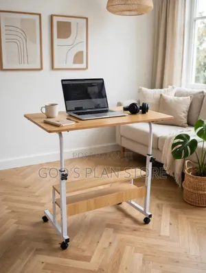 Cream Adjustable Laptop Table Laptop Table