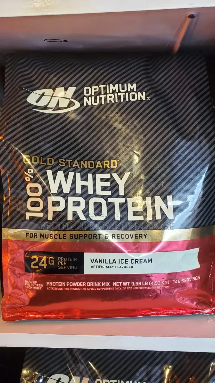 100% Whey Protein Gold Protein 10 LBS/4.5 KGS