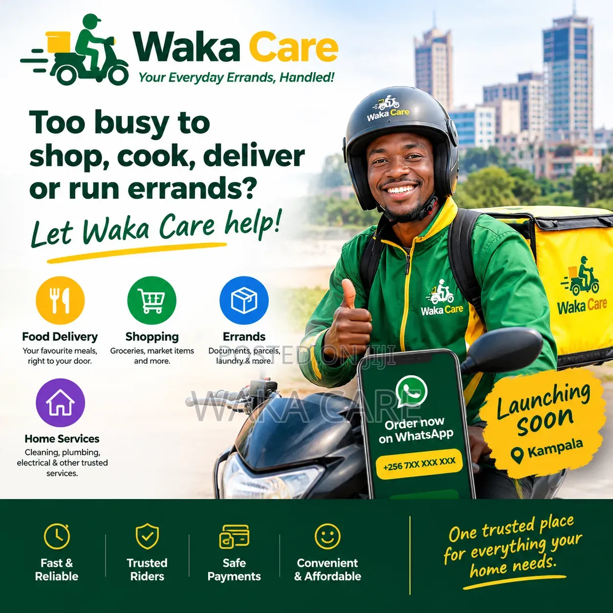 Errand Runner, Food Delivery, Grocery Shopping